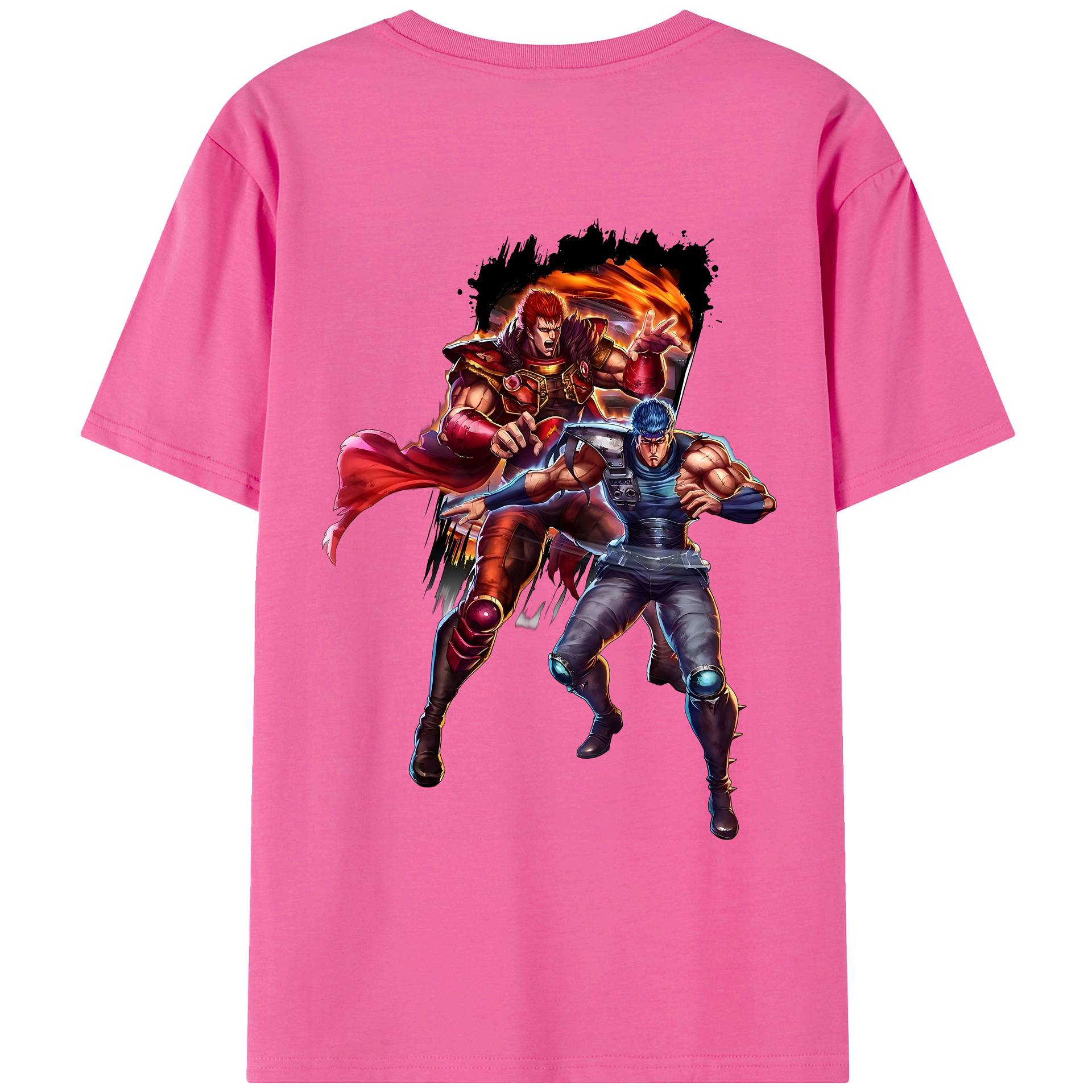 （画像用） 北斗の拳 Fist of the North Star レディース半袖Tシャツ(バックプリント)